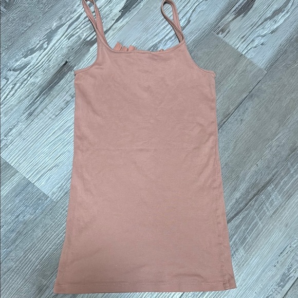 Women's J. Crew Pink Ruffle Tank Top - Picture 6 of 6